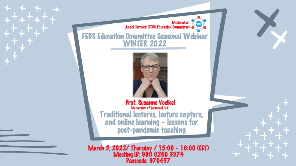 Traditional lectures, lecture capture, and online learning – lessons for post-pandemic teaching