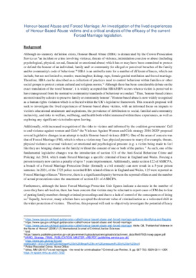 Laidlaw Research Proposal