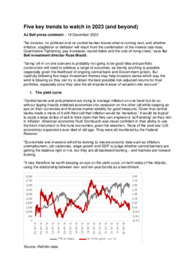 Five key trends to watch in 2023
