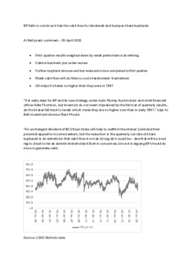 BP fails to convince it has the cash flow for dividends and bumper share buybacks