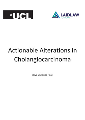 Reflective Essay - Precision Medicine in the Treatment of Bile Duct Cancer