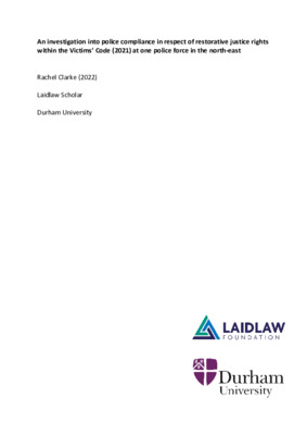 Rachel Clarke Laidlaw Research Report