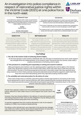 Rachel Clarke Laidlaw Research Poster