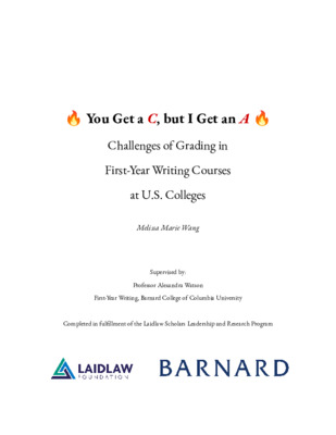 Laidlaw Research Paper 2022 - Melissa Marie Wang