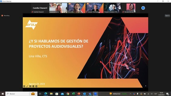 "Gestión de Proyectos Audiovisuales" de Mujeres AV