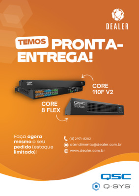 Core 110F V2 e Core 8 Flex à pronta-entrega!
