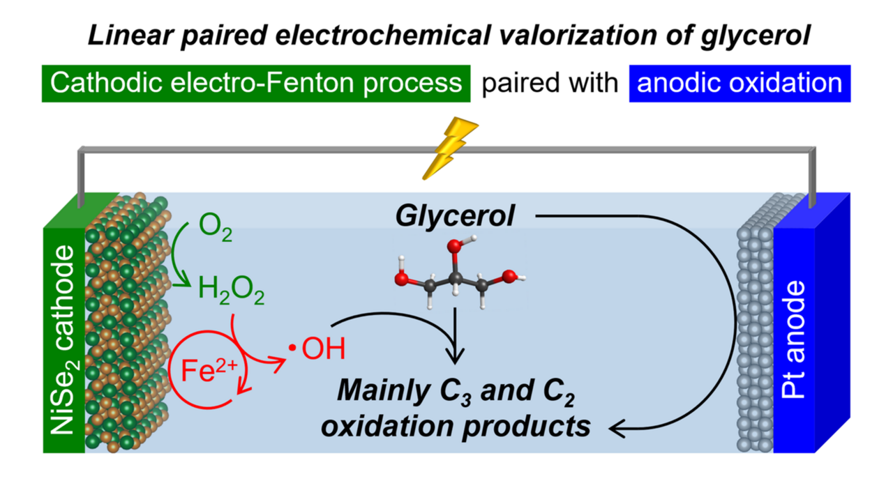 Two birds with one stone: a linear paired strategy for electrochemical valorization of glycerol