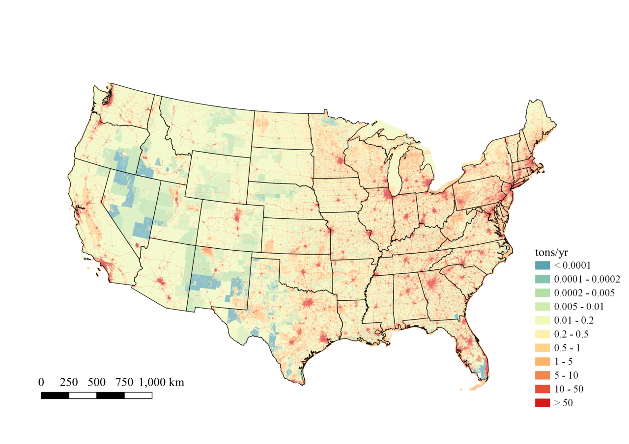 A high-resolution dataset of anthropogenic emissions: Neighborhood Emission Mapping Operation (NEMO)