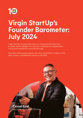 Virgin StartUp Founder Barometer, July 2024