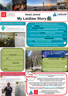 My Laidlaw Story & Final Reflections
