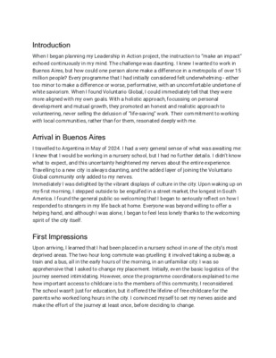 Leadership in Action Essay