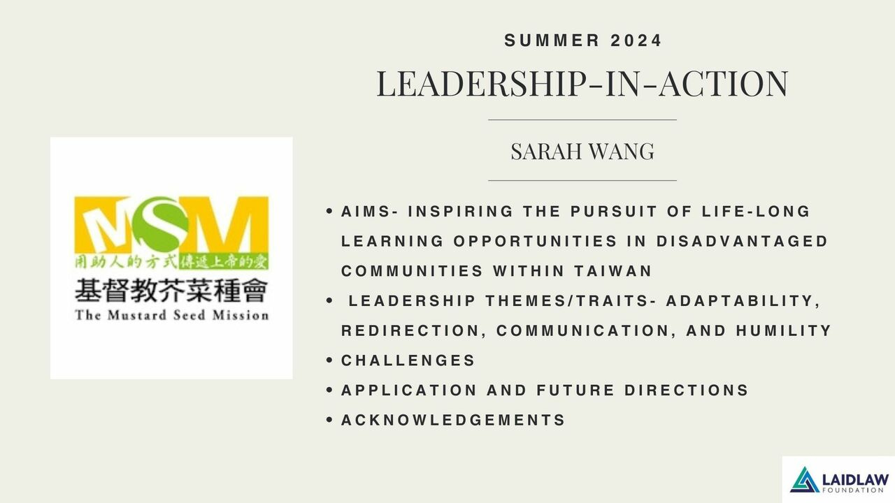 Leadership-in-Action Reflection