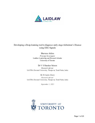 Laidlaw Summer 1 Report