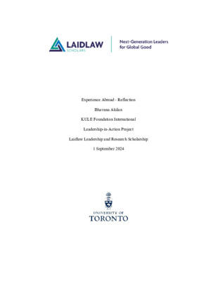 LiA Summer Abroad Experience - Reflection_BA 