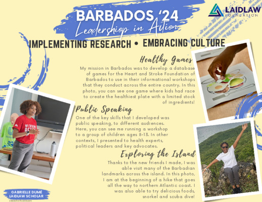Barbados '24 LIA: Implementing Research, Embracing Culture