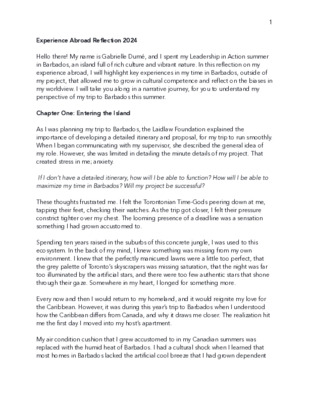 My Experience Abroad in 2024