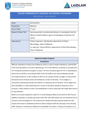 Summer 1 Research Proposal 2023