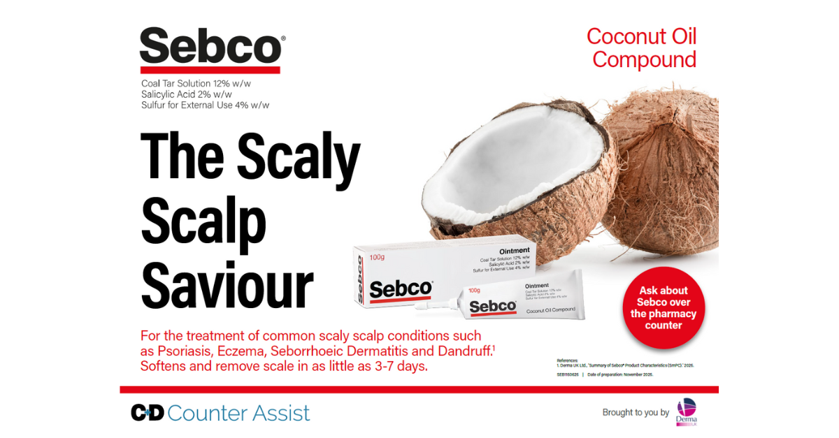 Counter Assist: Sebco® The Scaly Scalp Saviour