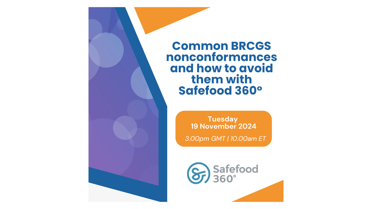 Join our upcoming webinar: Common BRCGS nonconformances and how to avoid them