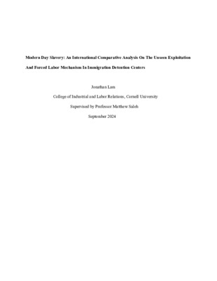 Laidlaw Research Report - Jonathan Lam 