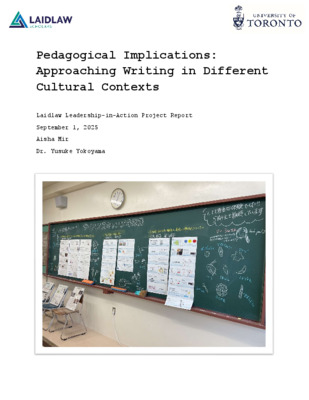 Pedagogical Implications: Approaching Writing in Different Cultural Contexts
