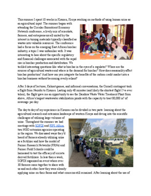 LiA Reflection -- Summer in Kisumu, Kenya