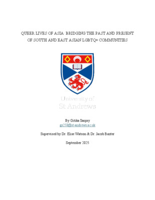 Queer Lives of Asia: LIA Essay