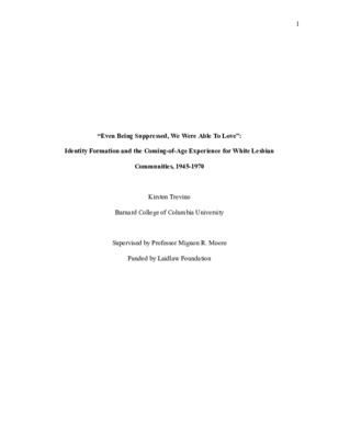 Laidlaw Research Paper