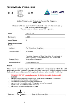 Laidlaw - Research Report Form (HKU)