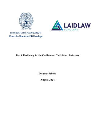 Black Resiliency in the Caribbean: Cat Island, Bahamas- Research Paper
