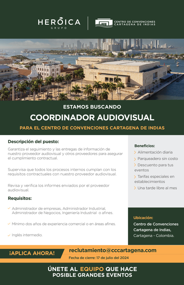 Coordinador de Audiovisuales 
