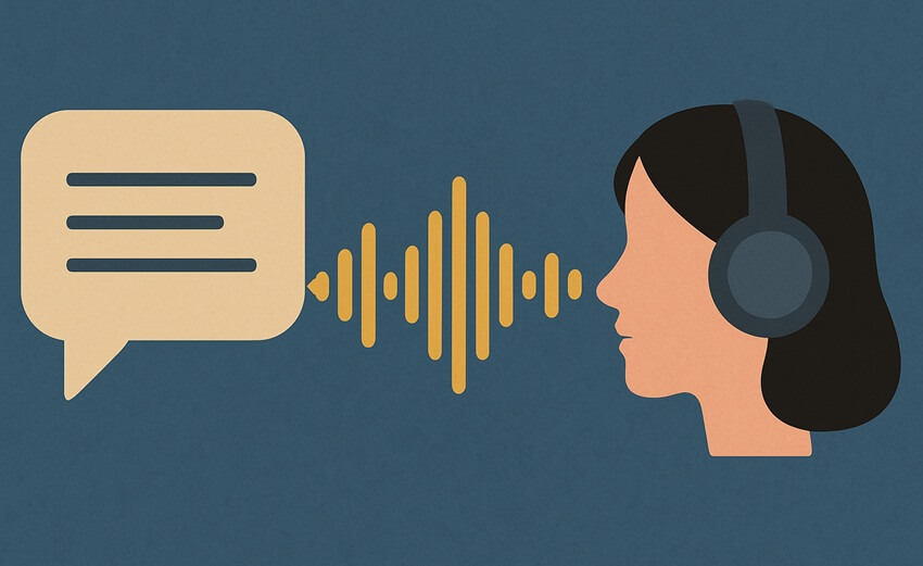 Audio for security messages