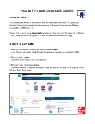 How to Find and Claim CME Credits