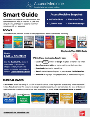 AccessMedicine Smart Guide (*NEW Harrison's 22e)