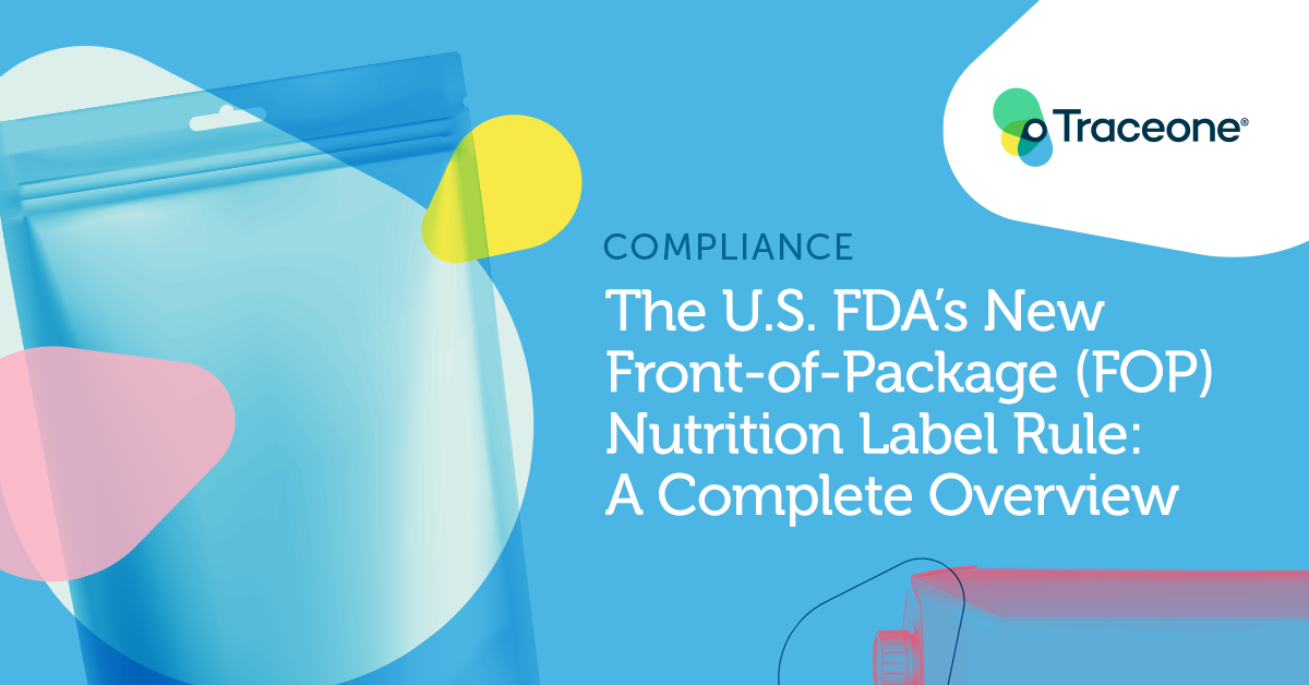 The U.S. FDA’s New Front-of-Package (FOP) Nutrition Label Rule: A Complete Overview