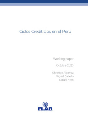 Documento de trabajo | Ciclos Crediticios en el Perú