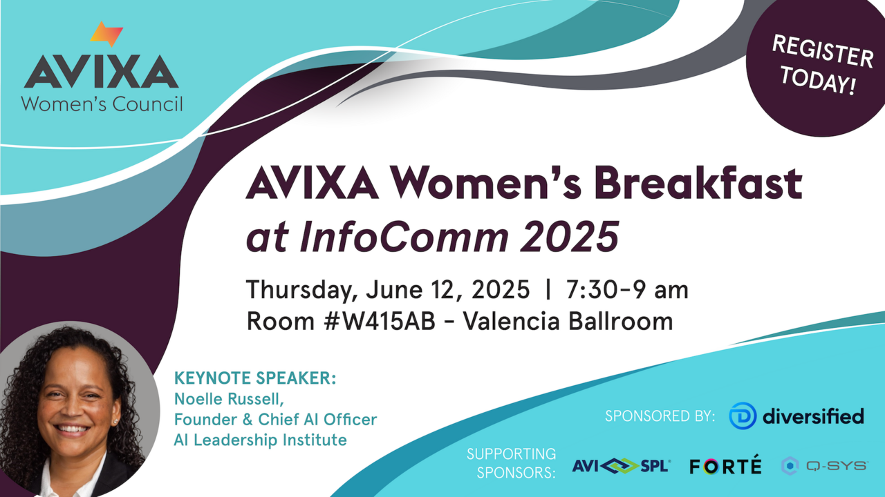 AVIXA Women’s Council Breakfast at InfoComm 2025