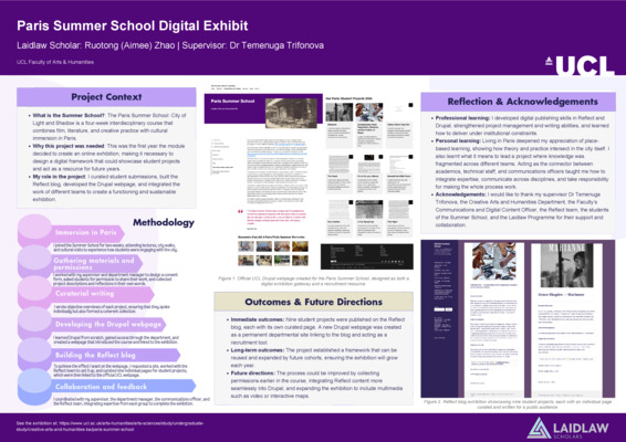 Paris Summer School Digital Exhibit_Poster