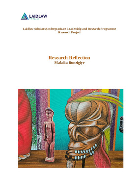 Summer I Research Reflection