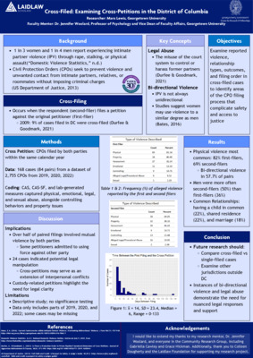 Research Poster: Cross-Filed: Examining Cross-Petitions in the District of Columbia
