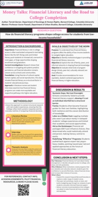 “Follow the Money” Qualitative Evidence on Financial Literacy and College Choice [POSTER]