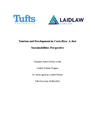 Tourism and Development in Costa Rica: A Just Sustainabilities Perspective