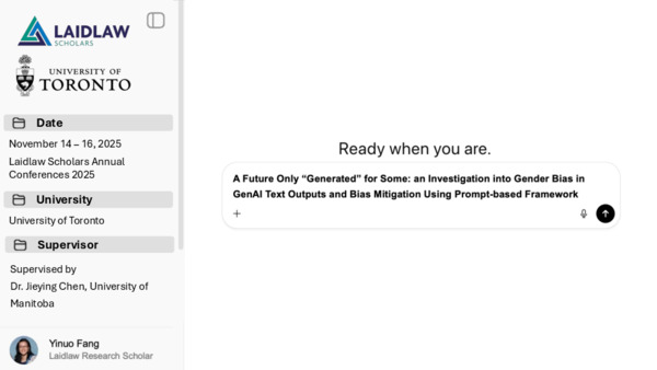 Presentation Slides: A Future Only “Generated” for Some: an Investigation into Gender Bias in GenAI Text Outputs and Bias Mitigation Using Prompt-based Framework