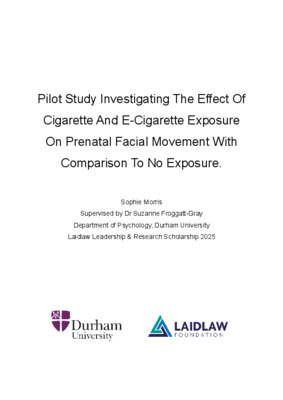 Effect of Prenatal Nicotine on Fetal Facial Movement - Research Report