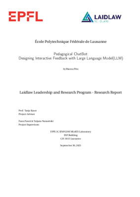 Pedagogical Chatbot: Designing Interactive feedback with Large Language Model (LLM)