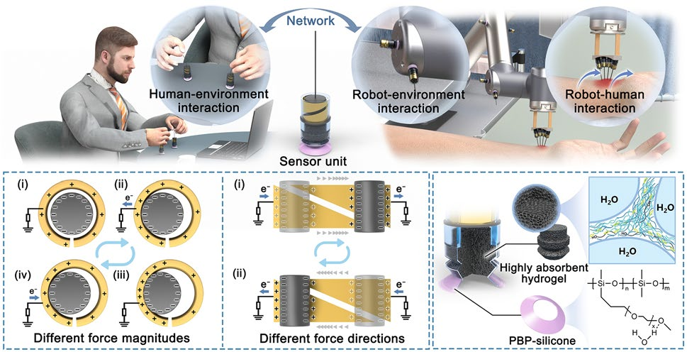 A Reconfigurable Omnidirectional Triboelectric Whisker Sensor Array for Versatile Human–Machine–Environment Interaction
