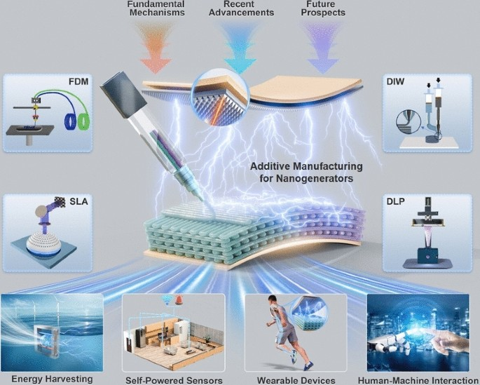 Additive Manufacturing for Nanogenerators: Fundamental Mechanisms, Recent Advancements, and Future Prospects