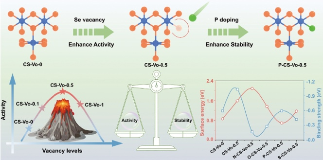 Heteroatoms Synergistic Anchoring Vacancies in Phosphorus-Doped CoSe2 Enable Ultrahigh Activity and Stability in Li–S Batteries