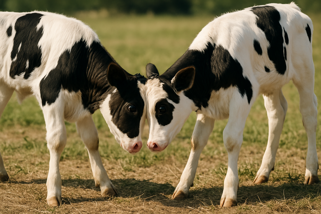 What do play-fighting and pessimism tell us about pain in calves?