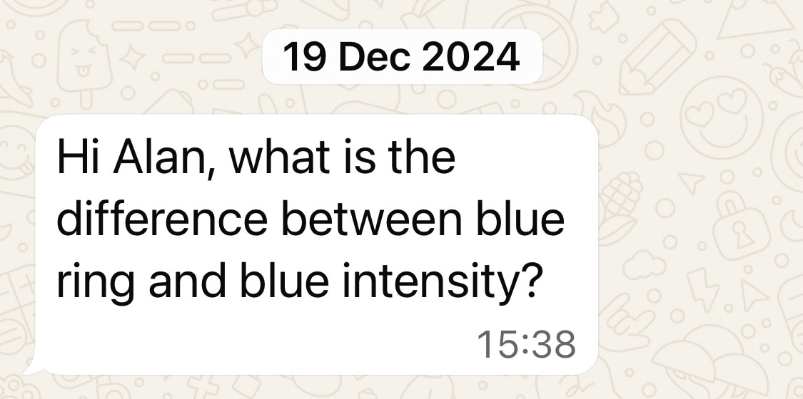 The two shades of blue: How a text message sparked a clarification in dendrochronology